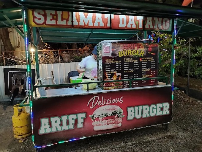 Ariff Burger Stall at Aireen Kitchen